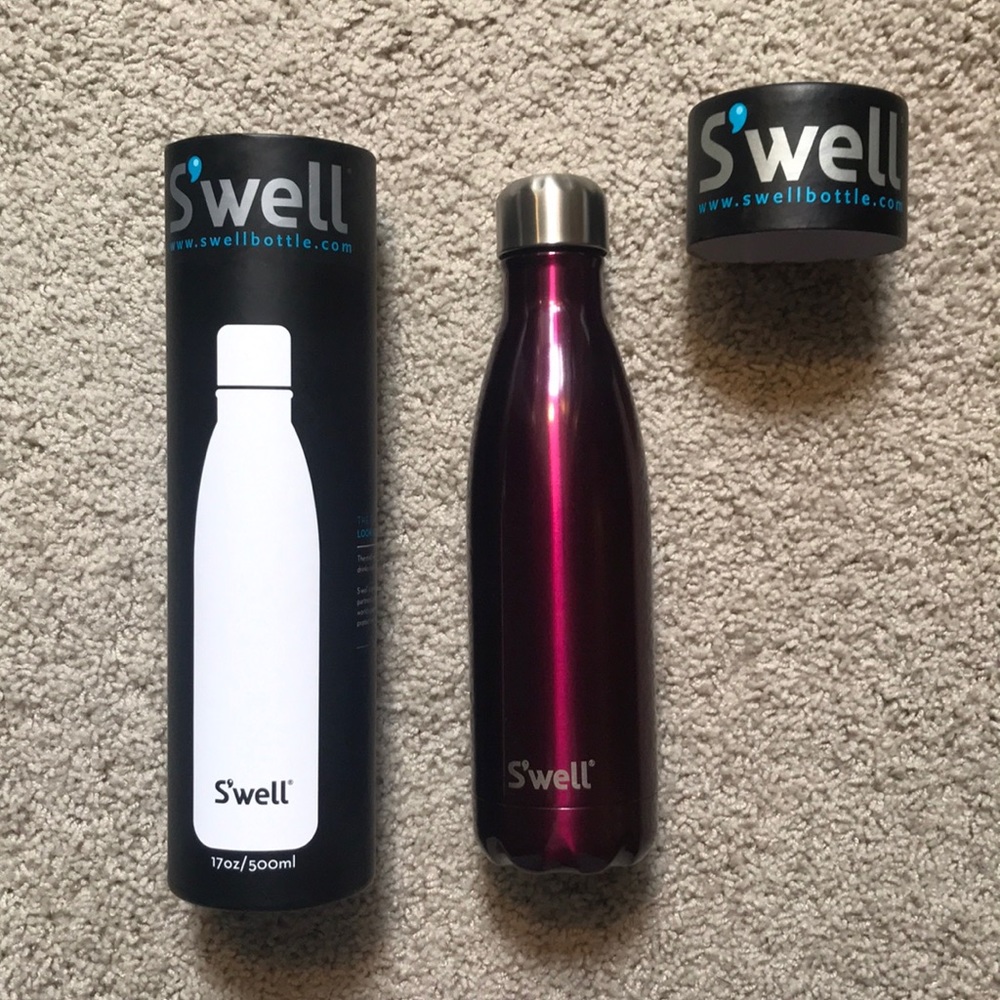 S’well water bottle Sangria glitter collection NWT